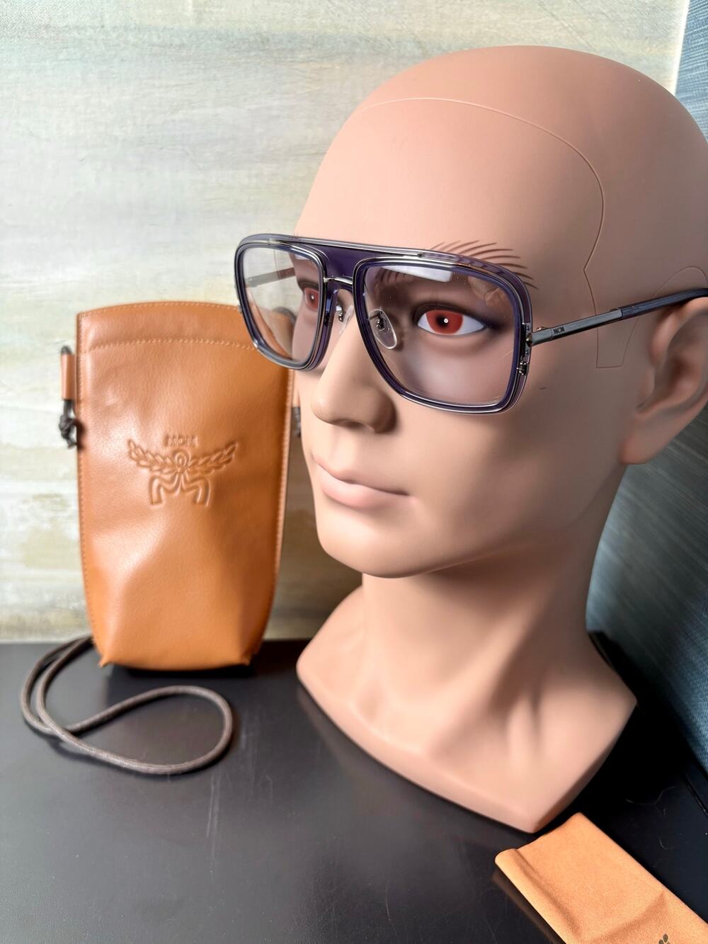 Never Worn - MCM Unisex Navigator Photochromic Blue Sunglasses